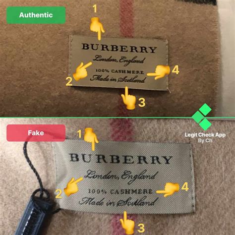 fake burberry scard